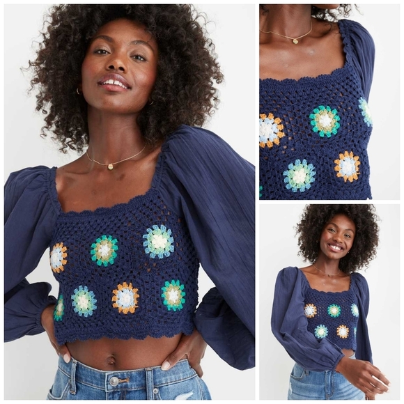 AERIE crochet vacay top size S - Picture 1 of 10